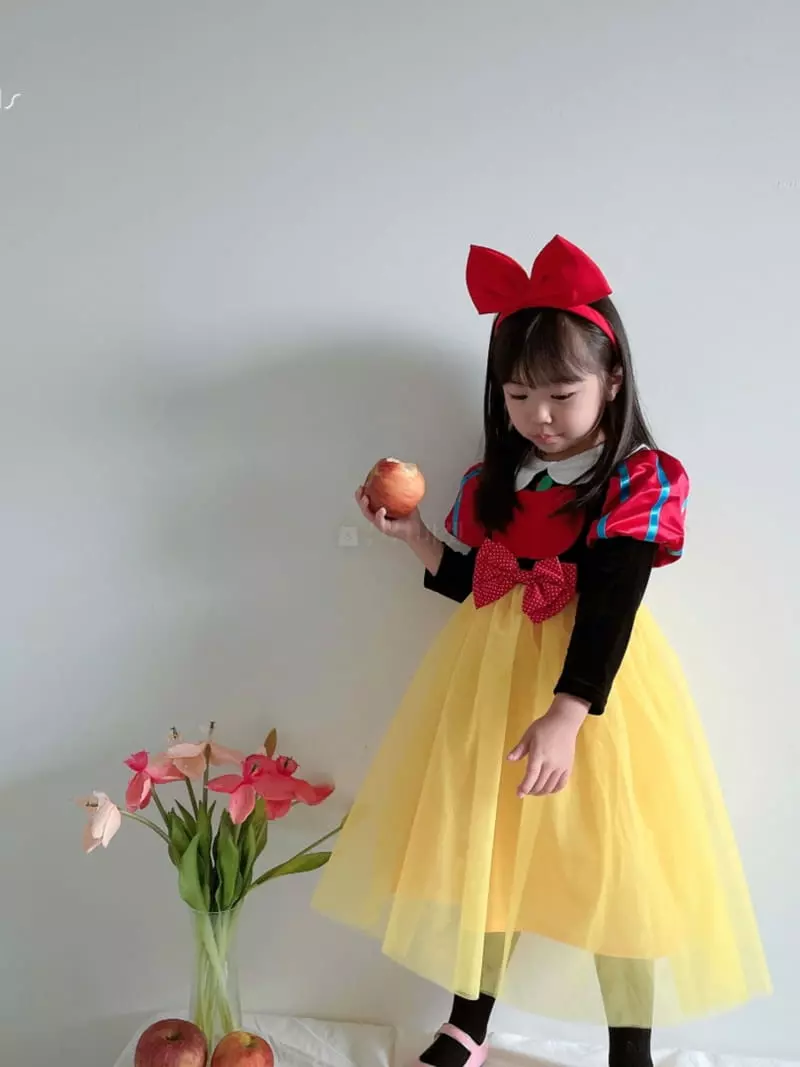 Rica - Korean Children Fashion - #stylishchildhood - Apple Princess One-piece - 4