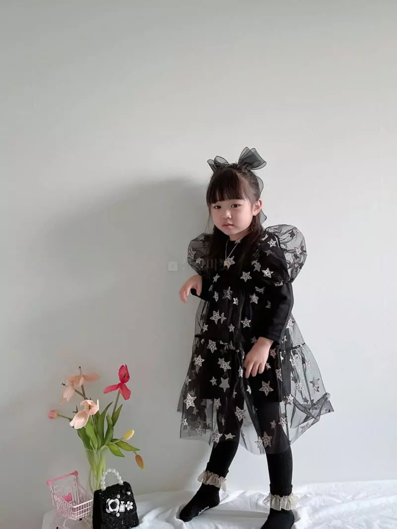 Rica - Korean Children Fashion - #childofig - Gold Star One-piece - 11