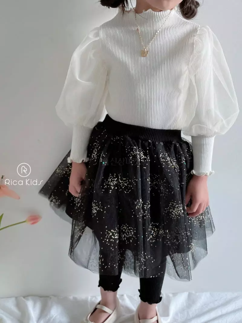 Rica - Korean Children Fashion - #designkidswear - Puff Tee
