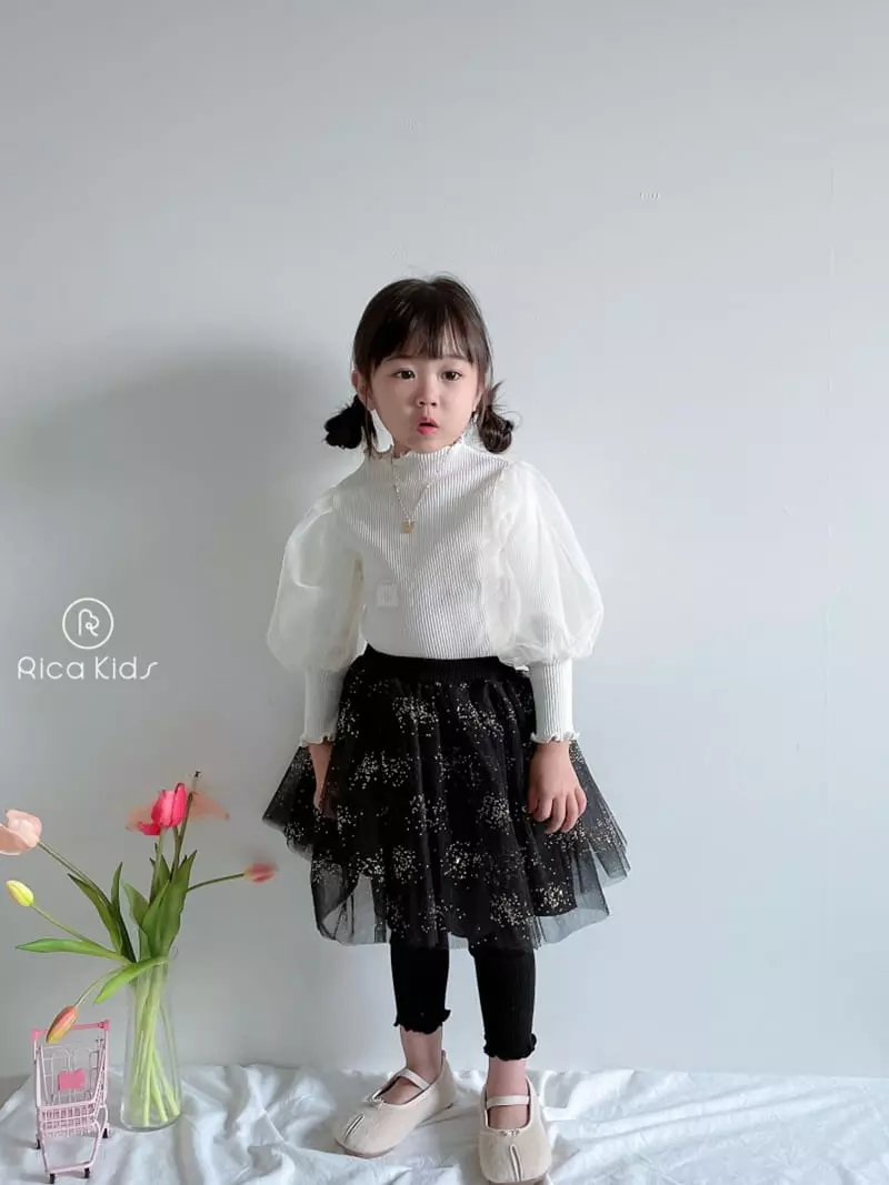 Rica - Korean Children Fashion - #discoveringself - Puff Tee - 2