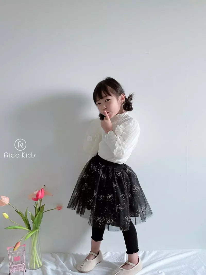 Rica - Korean Children Fashion - #fashionkids - Puff Tee - 3