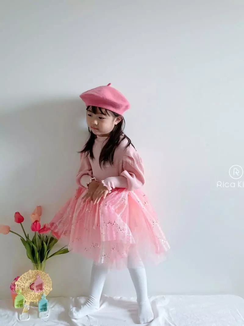 Rica - Korean Children Fashion - #prettylittlegirls - Rainbow Sha One-piece - 2