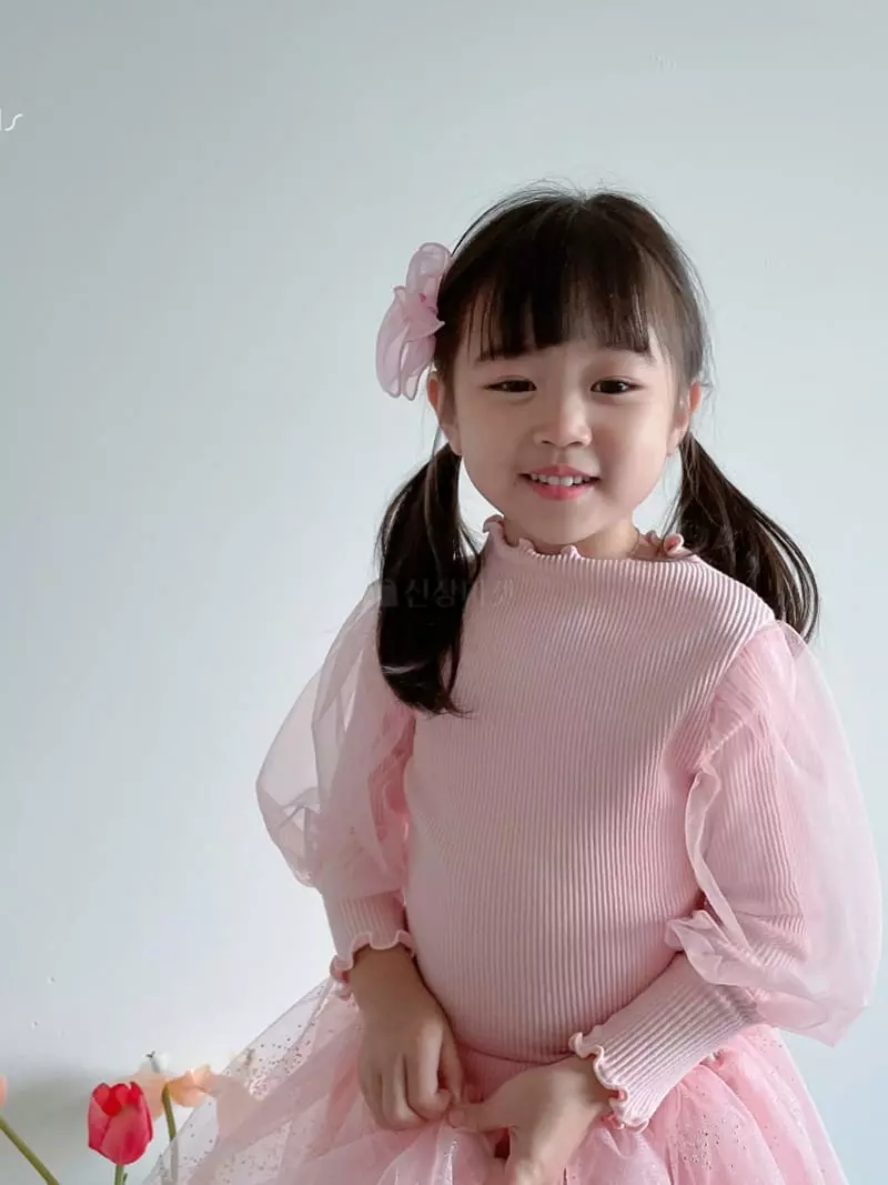 Rica - Korean Children Fashion - #todddlerfashion - Puff Tee - 12