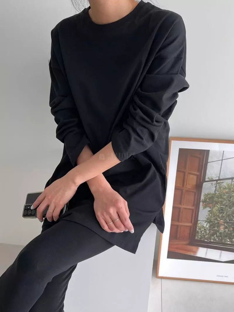 Ripple - Korean Women Fashion - #momslook - Tantan Basic Tee - 3