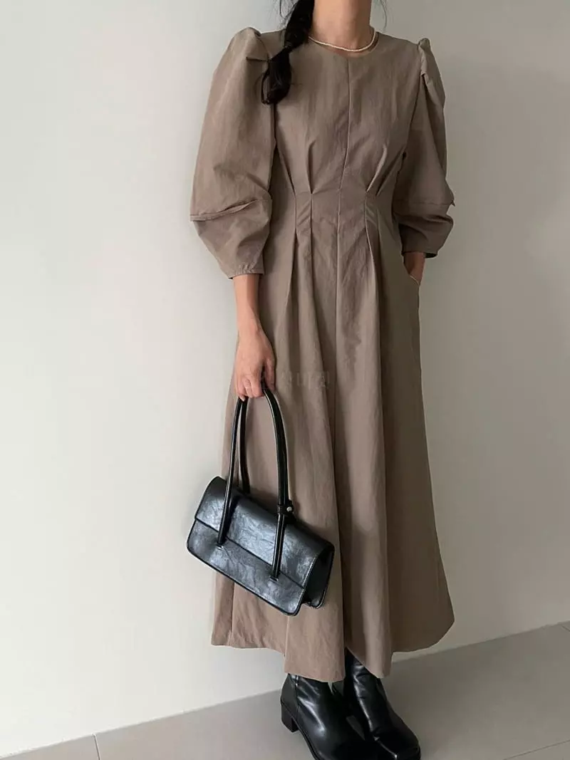 Ripple - Korean Women Fashion - #shopsmall - Ria Pintuck One-piece - 2