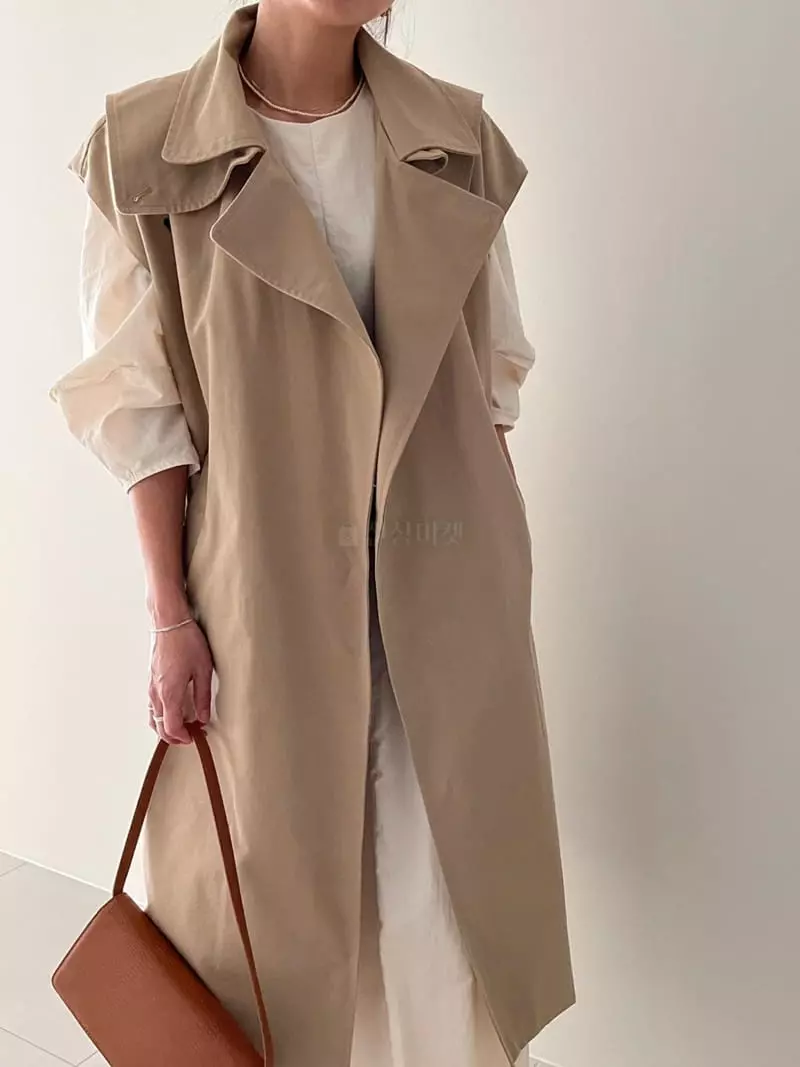 Ripple - Korean Women Fashion - #womensfashion - Avenue New Long Vest