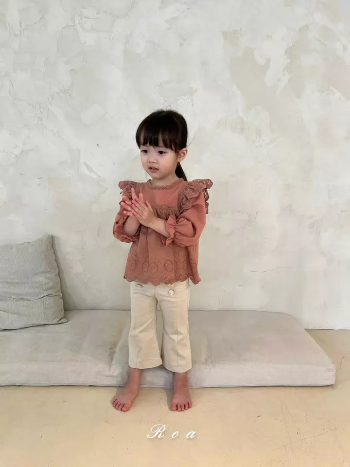 Roa - Korean Children Fashion - #discoveringself - Ani Wide Pants - 4