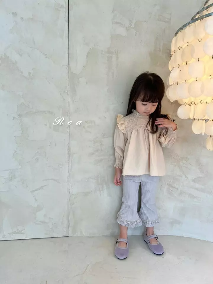 Roa - Korean Children Fashion - #fashionkids - Smocked Blouse - 7
