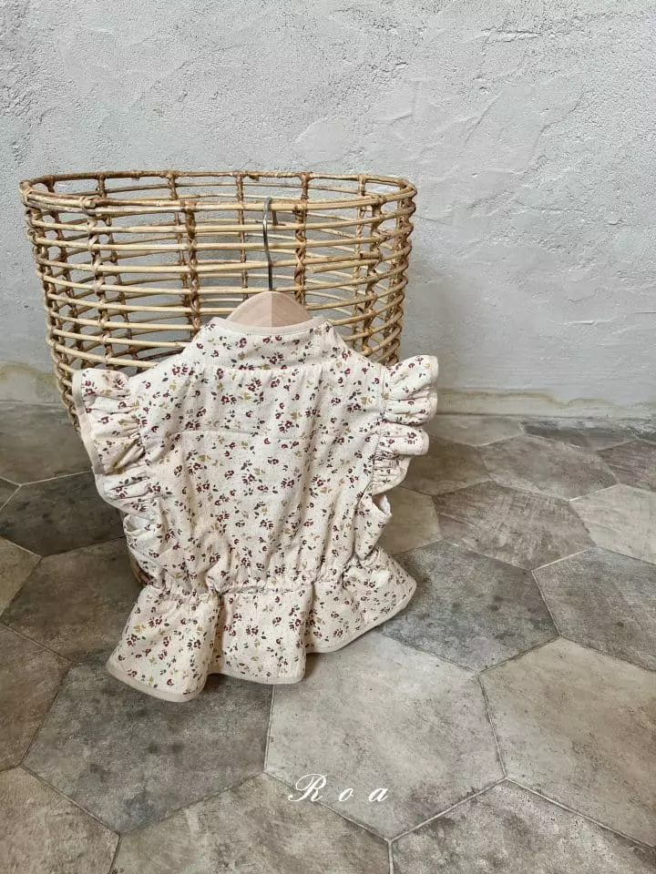 Roa - Korean Children Fashion - #discoveringself - Flower Vest - 4