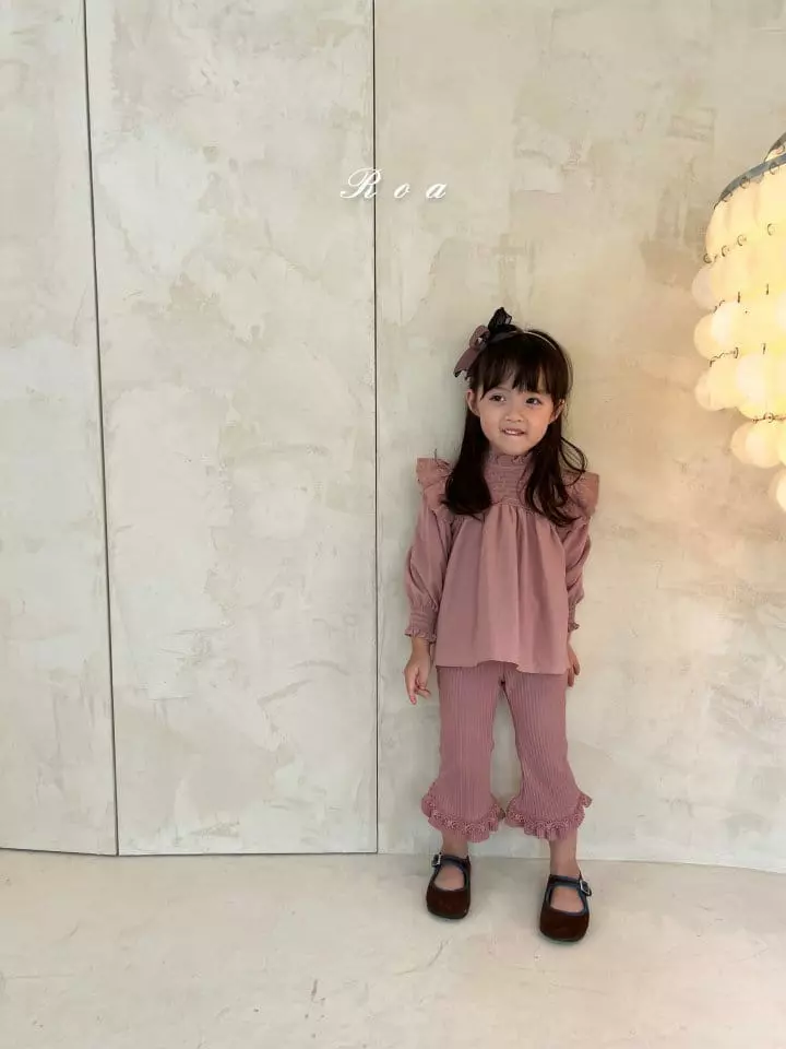 Roa - Korean Children Fashion - #kidzfashiontrend - Smocked Blouse - 10