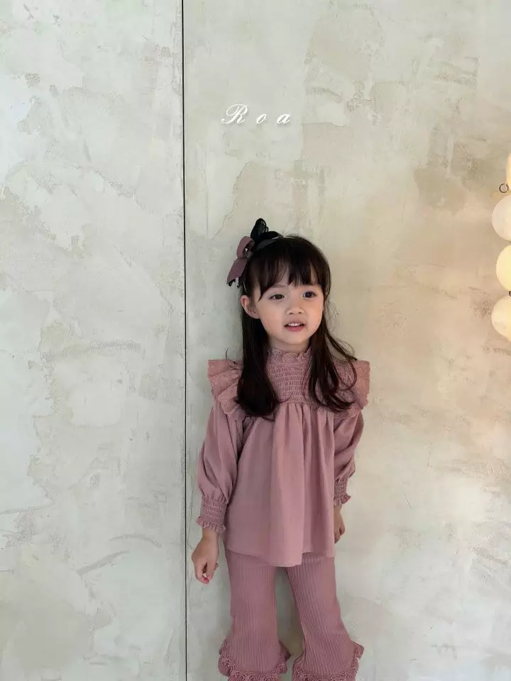 Roa - Korean Children Fashion - #littlefashionista - Smocked Blouse - 12