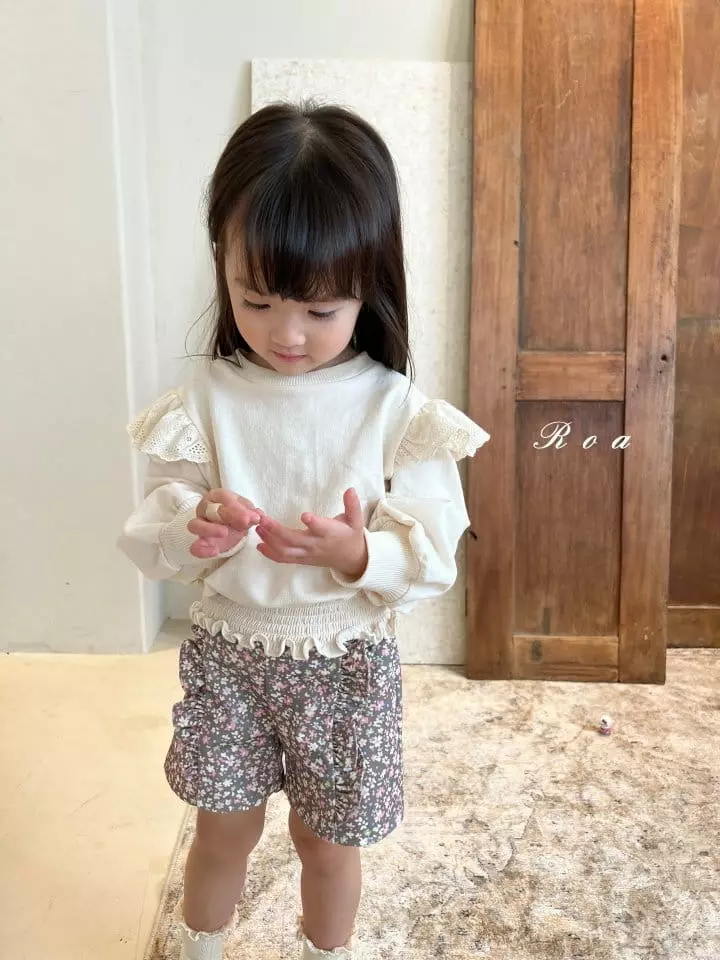 Roa - Korean Children Fashion - #magicofchildhood - Smocked Sweatshirt - 7