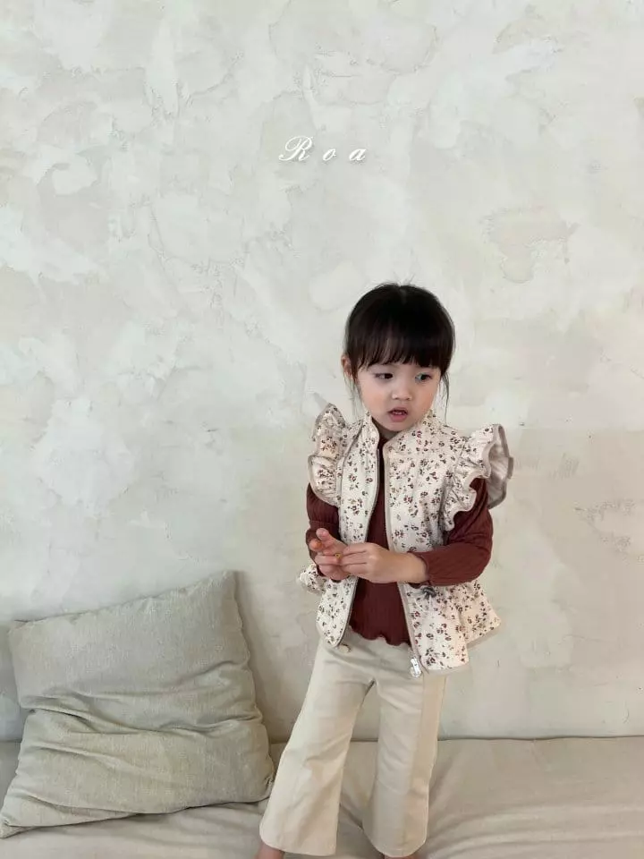 Roa - Korean Children Fashion - #magicofchildhood - Flower Vest - 10