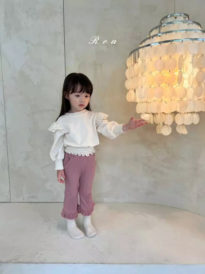 Roa - Korean Children Fashion - #prettylittlegirls - Smocked Sweatshirt - 9
