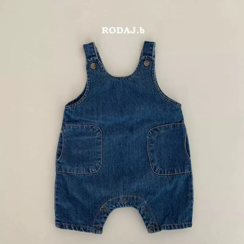 Roda J - Korean Baby Fashion - #babyboutique - Bebe Real Denim Dungarees