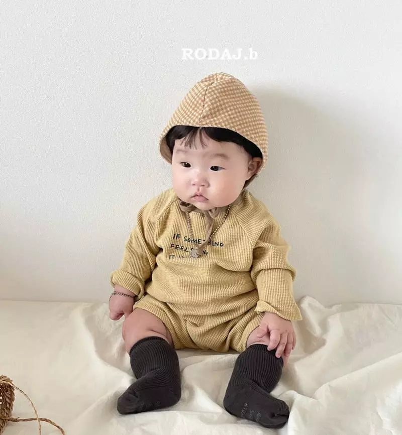 Roda J - Korean Baby Fashion - #babyboutiqueclothing - Bebe Croiffle Bodysuit - 7