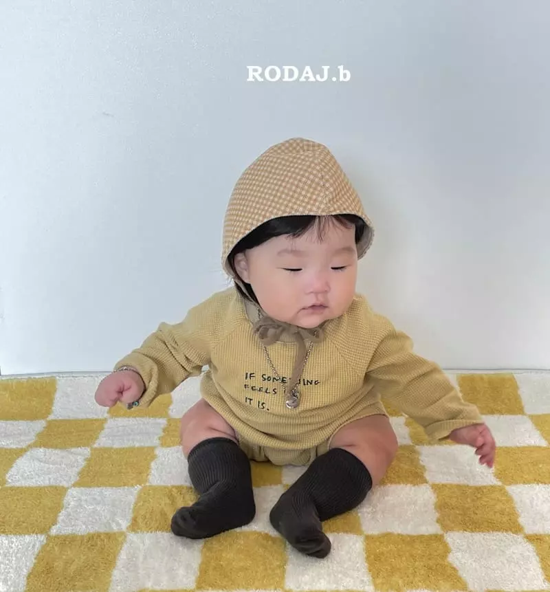 Roda J - Korean Baby Fashion - #babyclothing - Bebe Croiffle Bodysuit - 8