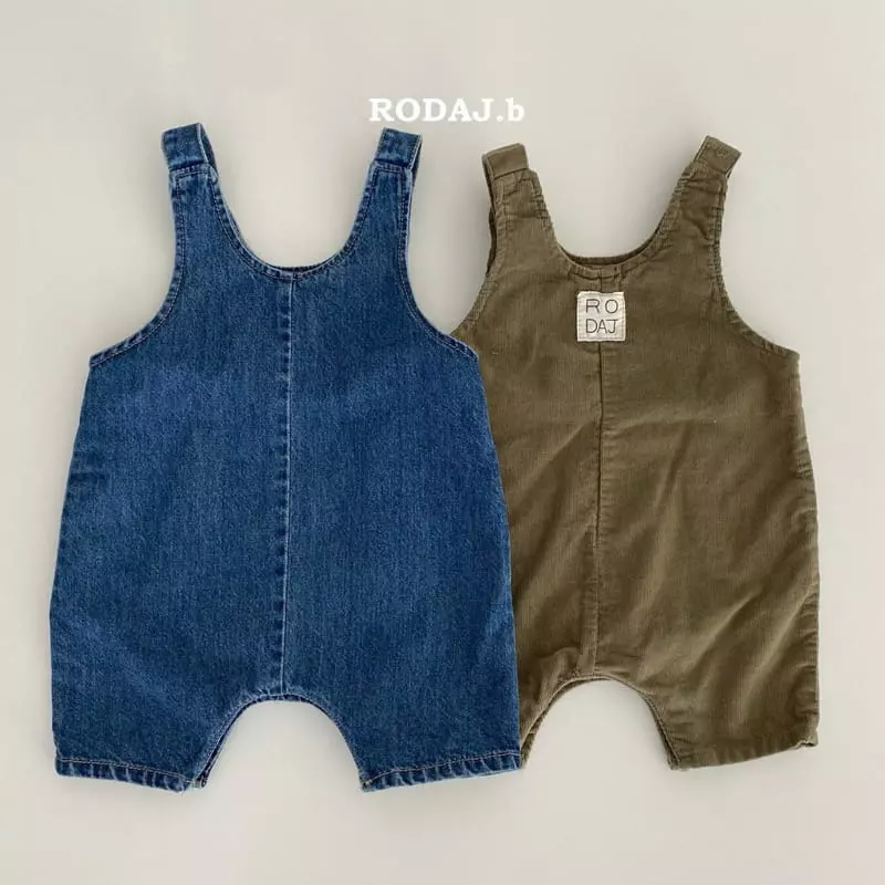 Roda J - Korean Baby Fashion - #babyboutiqueclothing - Bebe Real Denim Dungarees - 4
