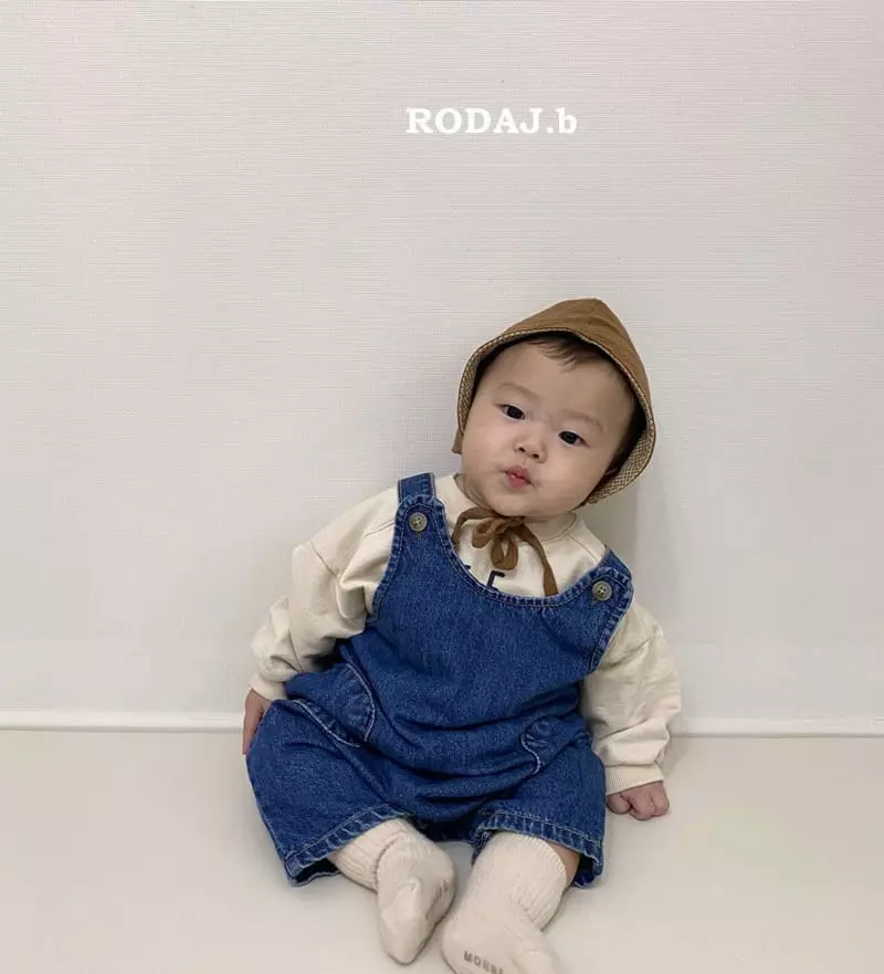 Roda J - Korean Baby Fashion - #babygirlfashion - Bebe Real Denim Dungarees - 7