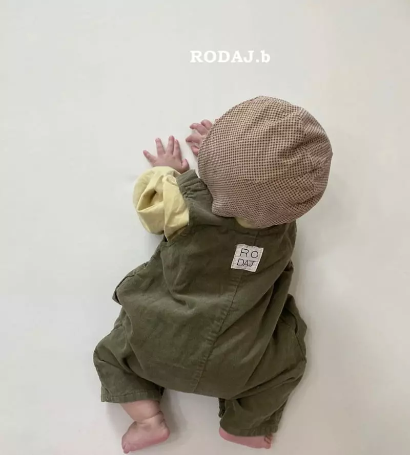 Roda J - Korean Baby Fashion - #babygirlfashion - Bebe Lit Rib Dungarees - 6