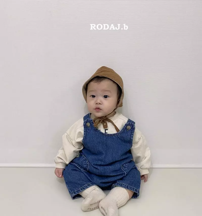 Roda J - Korean Baby Fashion - #babylifestyle - Bebe Real Denim Dungarees - 8