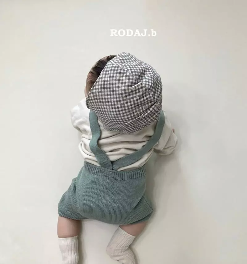 Roda J - Korean Baby Fashion - #babylifestyle - Bebe Rough Knit Dungarees - 5