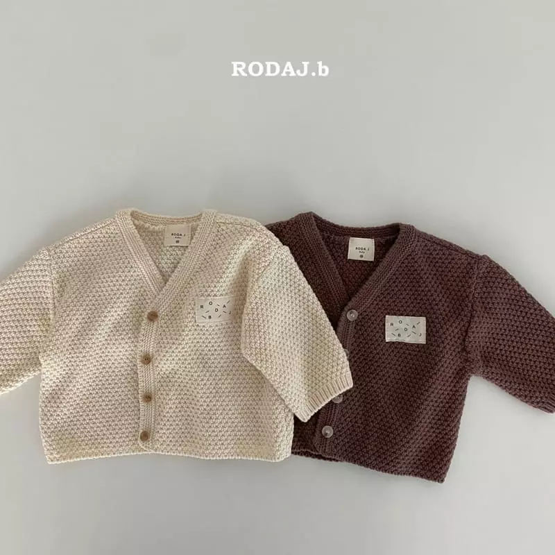 Roda J - Korean Baby Fashion - #babylifestyle - Bebe Cereal Knit Cardigan - 2