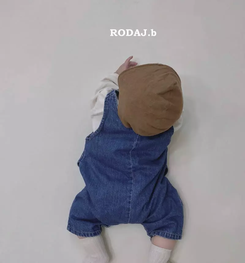Roda J - Korean Baby Fashion - #babyoninstagram - Bebe Real Denim Dungarees - 9