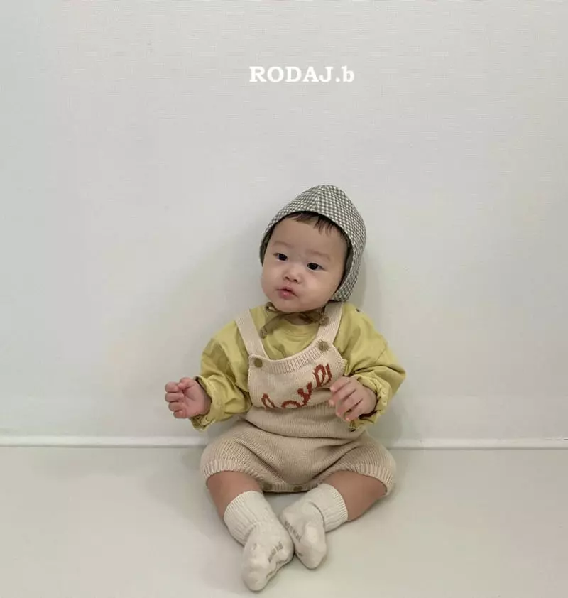 Roda J - Korean Baby Fashion - #babyoninstagram - Bebe Rough Knit Dungarees - 6