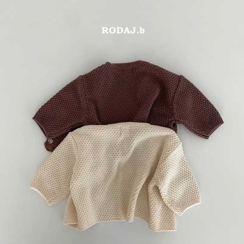 Roda J - Korean Baby Fashion - #babyoninstagram - Bebe Cereal Knit Cardigan - 3