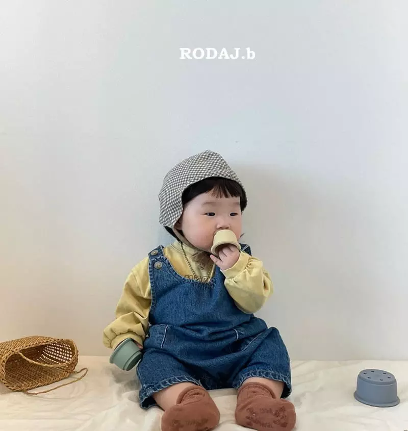 Roda J - Korean Baby Fashion - #babyootd - Bebe Real Denim Dungarees - 10