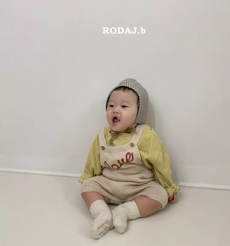 Roda J - Korean Baby Fashion - #babyootd - Bebe Rough Knit Dungarees - 7
