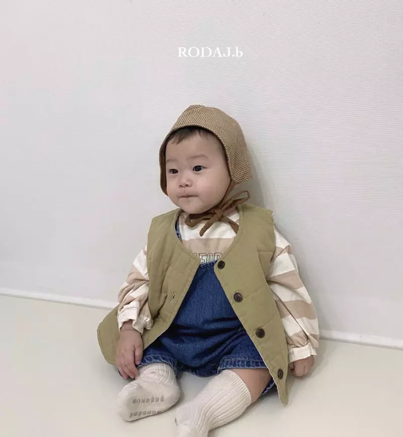 Roda J - Korean Baby Fashion - #babyootd - Bebe Enough Vest - 6