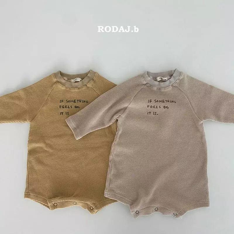 Roda J - Korean Baby Fashion - #babyoutfit - Bebe Croiffle Bodysuit