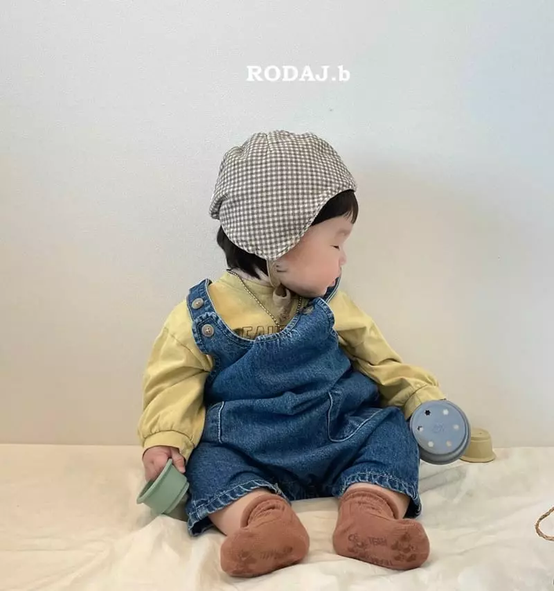Roda J - Korean Baby Fashion - #babyoutfit - Bebe Real Denim Dungarees - 11