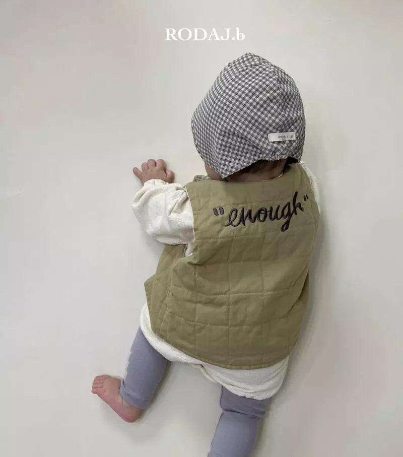 Roda J - Korean Baby Fashion - #babyoutfit - Bebe Enough Vest - 8