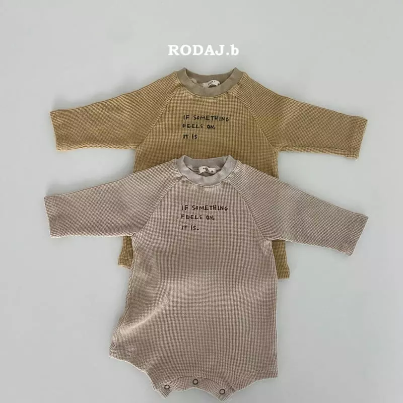 Roda J - Korean Baby Fashion - #babywear - Bebe Croiffle Bodysuit - 2
