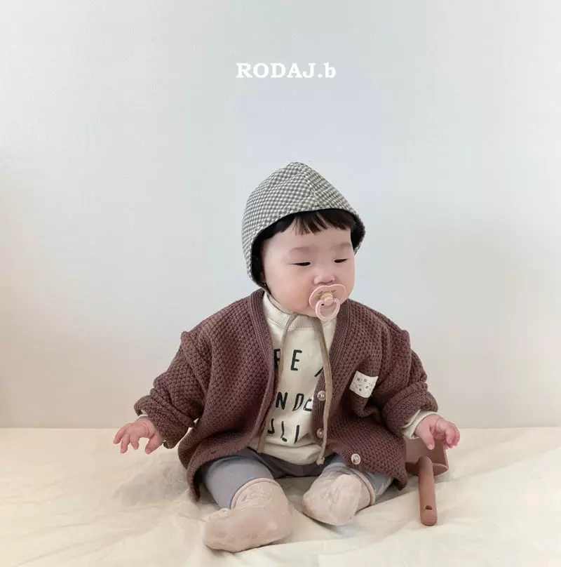 Roda J - Korean Baby Fashion - #onlinebabyboutique - Bebe Cereal Knit Cardigan - 8