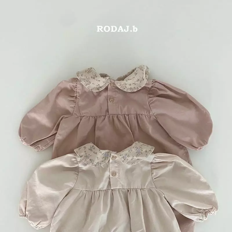Roda J - Korean Baby Fashion - #onlinebabyshop - Bebe Pale Bodysuit - 3
