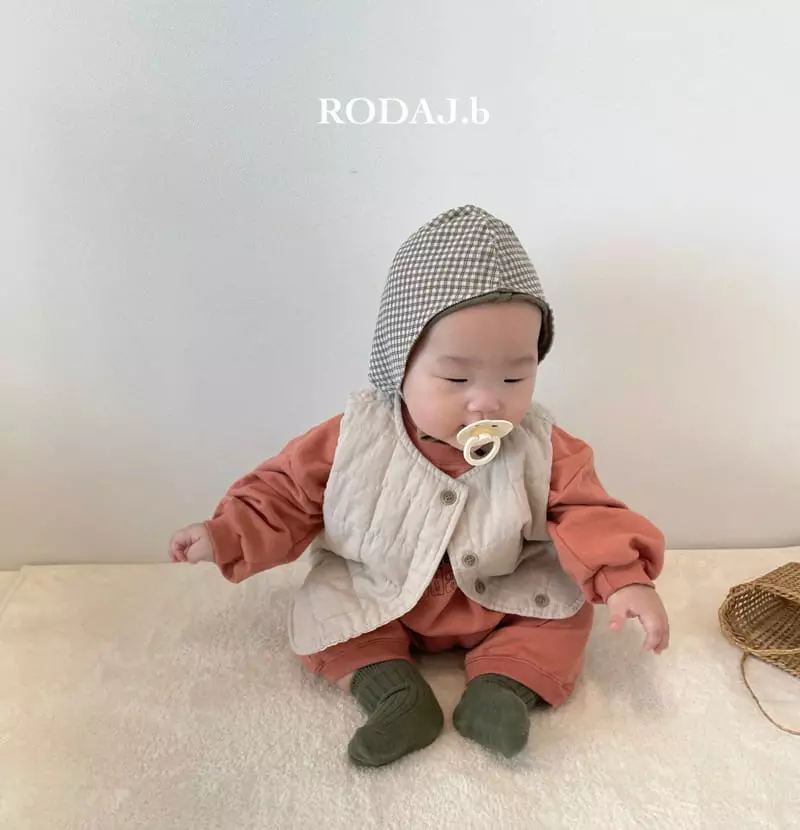Roda J - Korean Baby Fashion - #onlinebabyshop - Bebe Enough Vest - 11