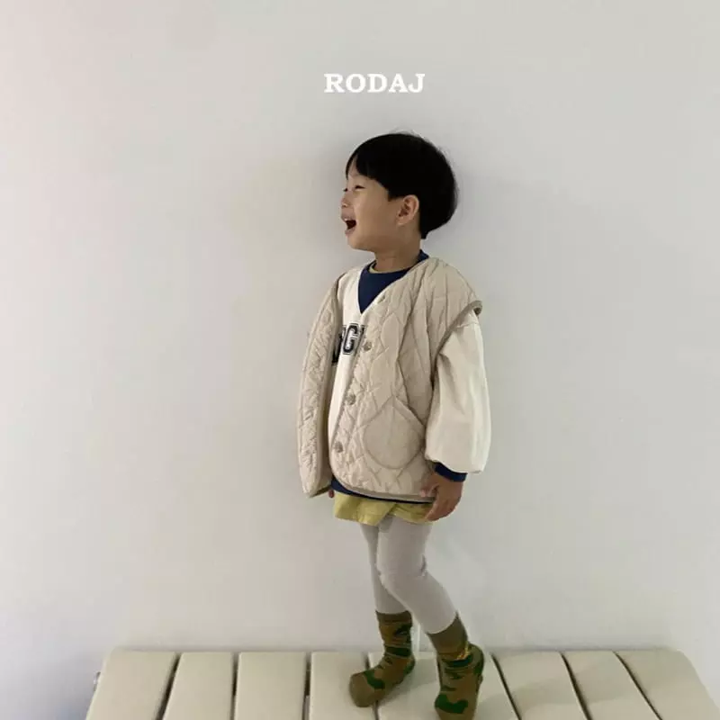 Roda J - Korean Children Fashion - #designkidswear - Mono Quilting Vest - 10