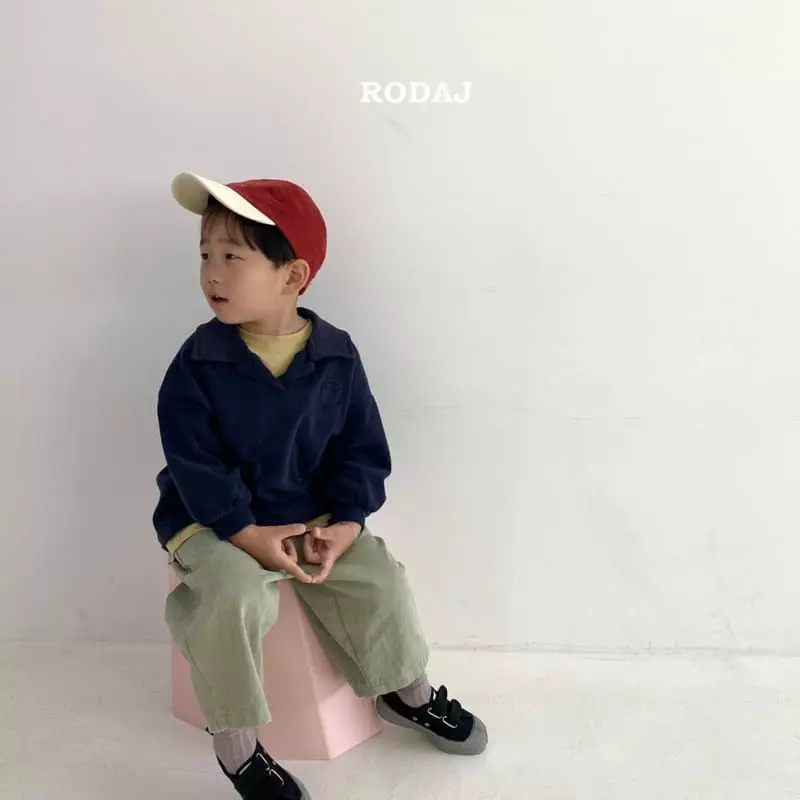 Roda J - Korean Children Fashion - #kidsshorts - Bank Collar Tee - 6