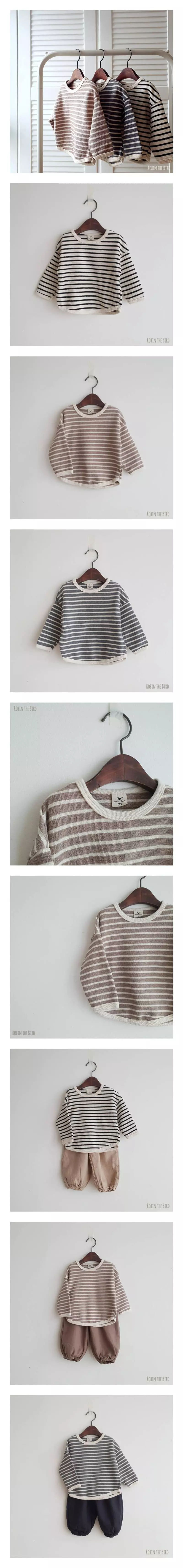 Saerobin - Korean Children Fashion - #Kfashion4kids - Stripes Tee