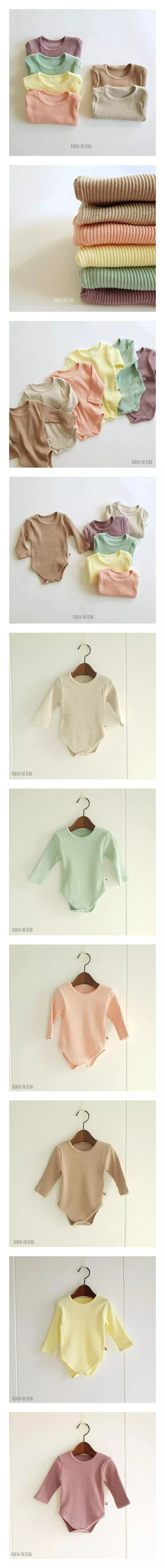Saerobin - Korean Children Fashion - #fashionkids - Rib Bodysuit