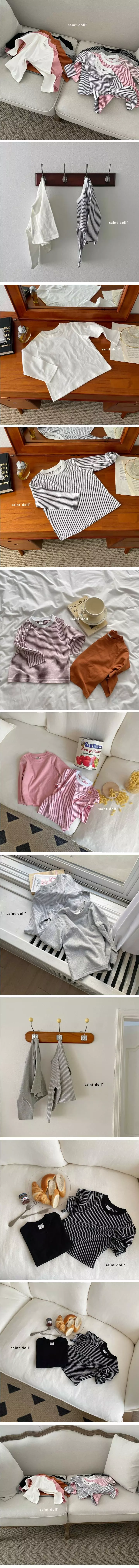 Saint Doll - Korean Children Fashion - #Kfashion4kids - 1+1 Basic Tee - 2