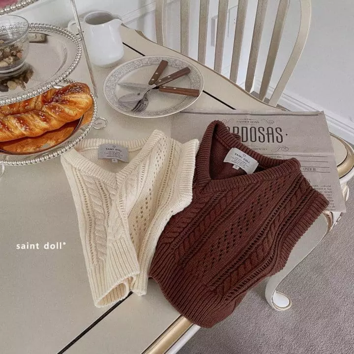 Saint Doll - Korean Children Fashion - #childofig - Twist V Vest
