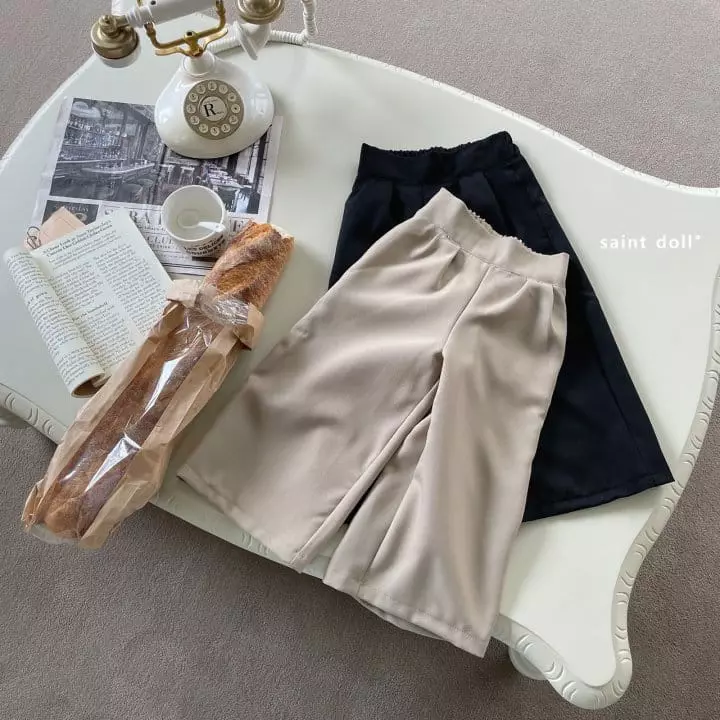 Saint Doll - Korean Children Fashion - #fashionkids - Wrinkle Wide Pants with Mom