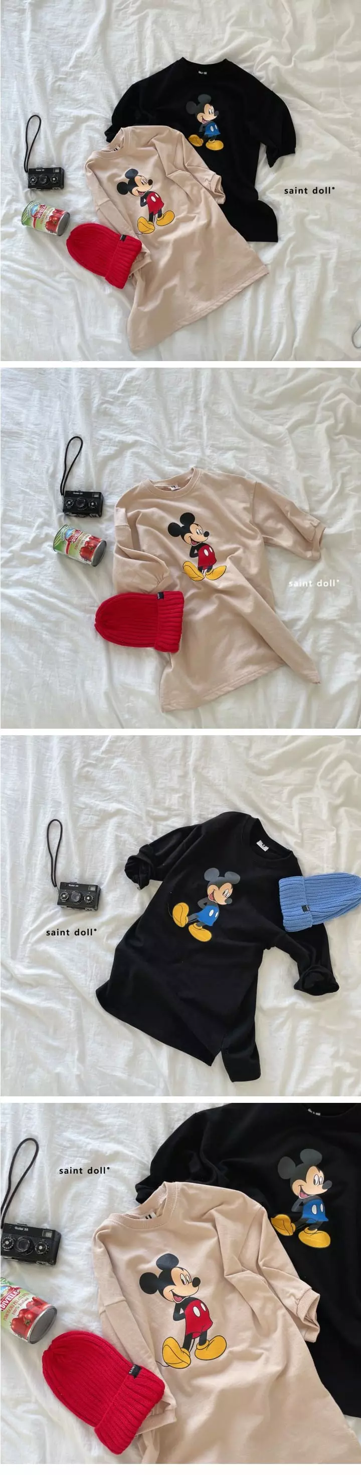 Saint Doll - Korean Children Fashion - #kidsshorts - Mickey One-piece with Mom - 2
