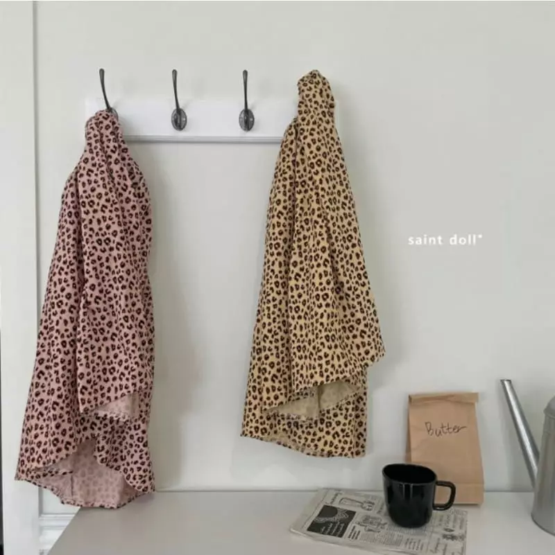 Saint Doll - Korean Children Fashion - #kidzfashiontrend - Leopard Rib Skirt