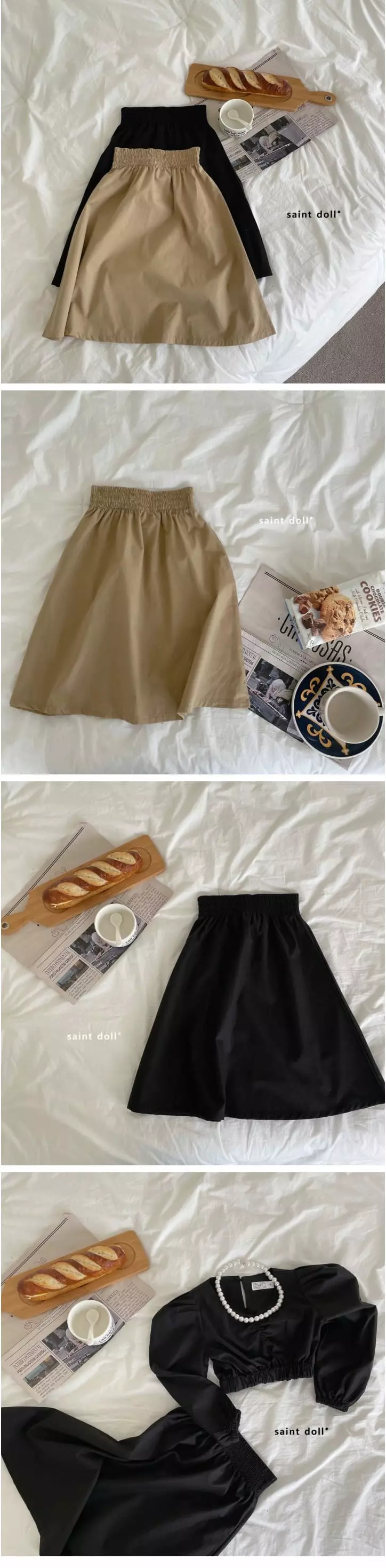 Saint Doll - Korean Children Fashion - #littlefashionista - A Line Long Skirt with Mom - 2
